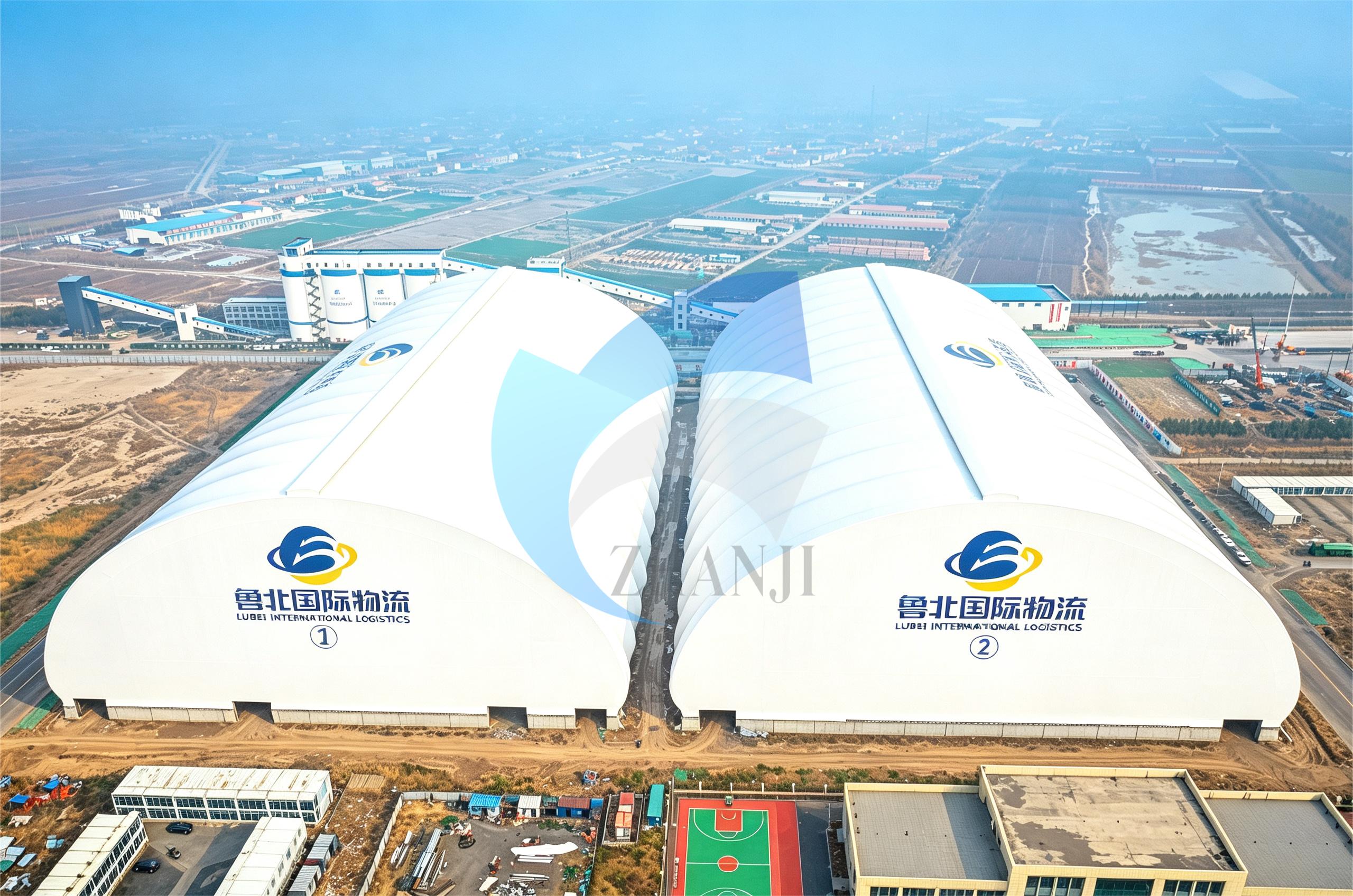 东营明晟铁路物流园膜结构