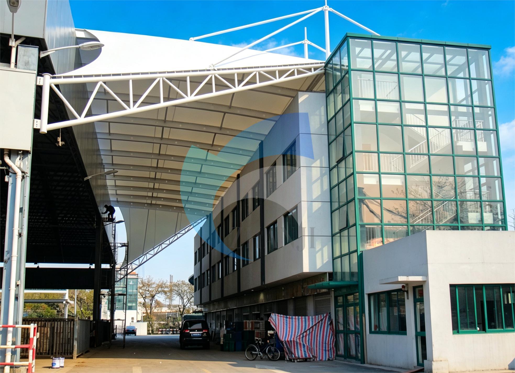 南方商城农贸市场连廊膜结构